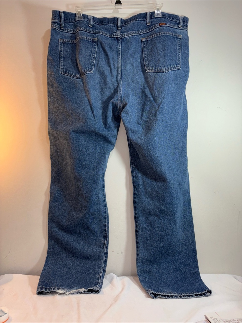 Classic Rustler Men's Blue Denim Jeans. J-12 - Picture 7 of 11